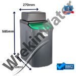 Domestic ECO19ULTRA Digital Metered High Capacity Water Softener - 19L Resin Bed